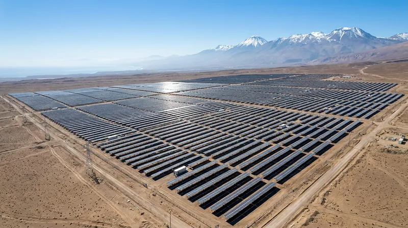 The Atacama Desert in Chile boasts the highest direct normal solar irradiance on Earth.