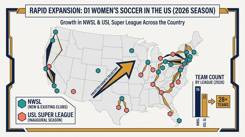 The American women's soccer landscape now supports two thriving top-tier leagues.