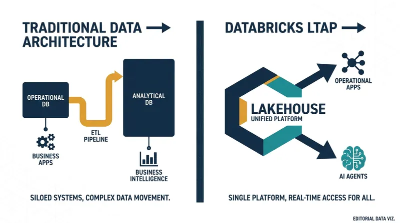 How LTAP collapses the traditional separation between transactional and analytical databases.