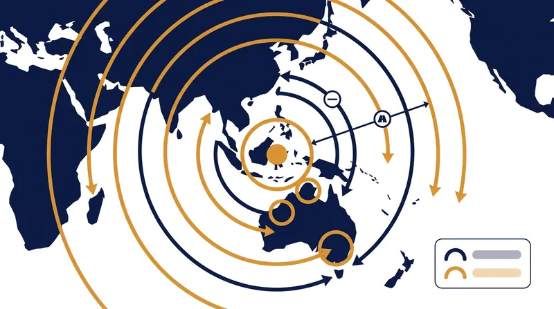 Victoria's location in southeastern Australia places it beyond the range of most intermediate-range ballistic missiles.