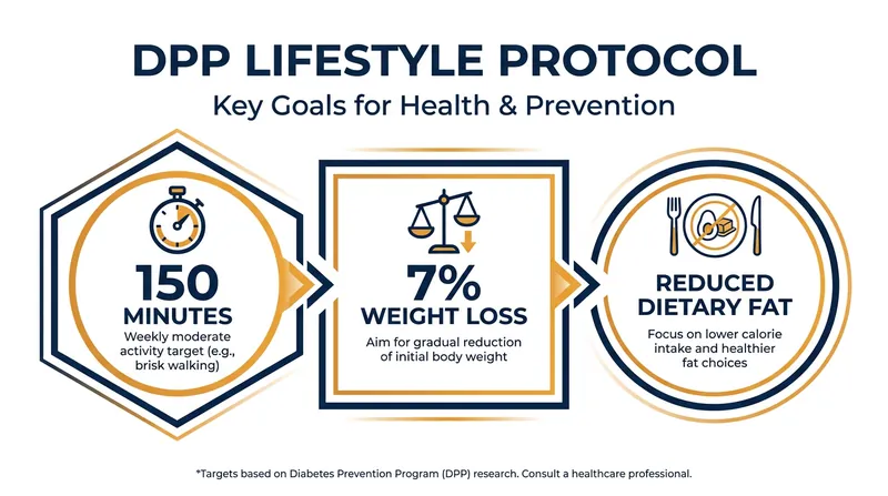 The core interventions that participants used to achieve long-term metabolic health.