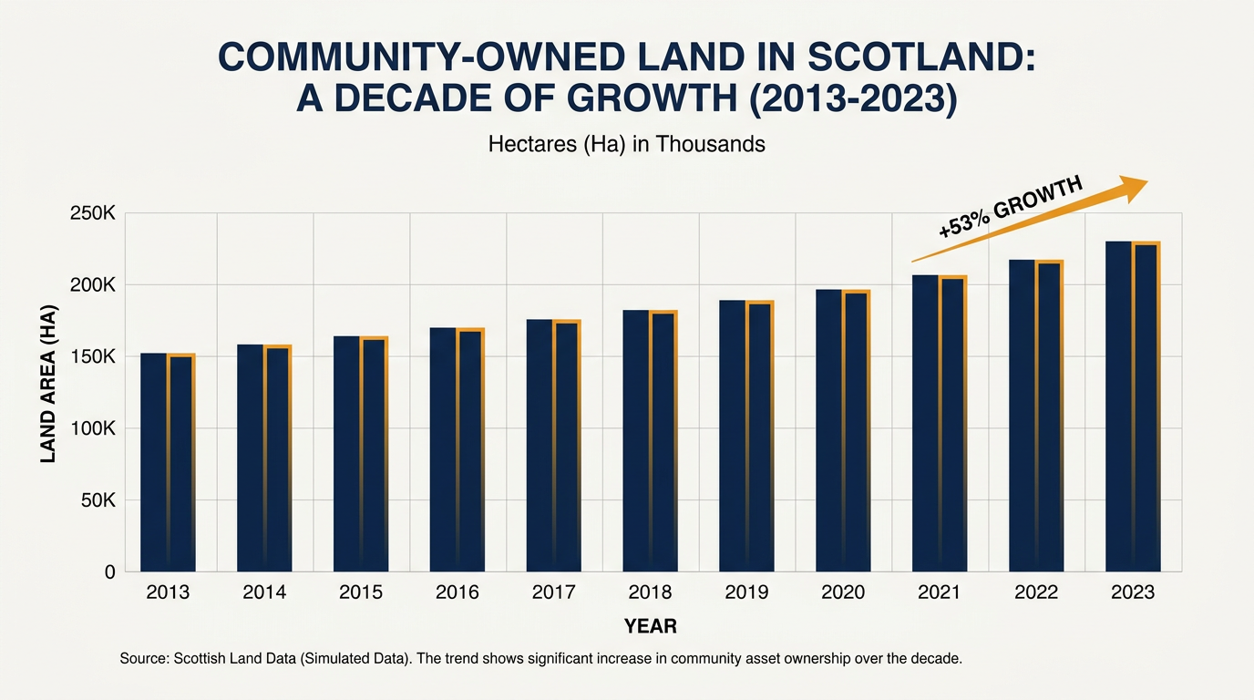 Backed by the Scottish Land Fund, community ownership has steadily increased across rural Scotland.
