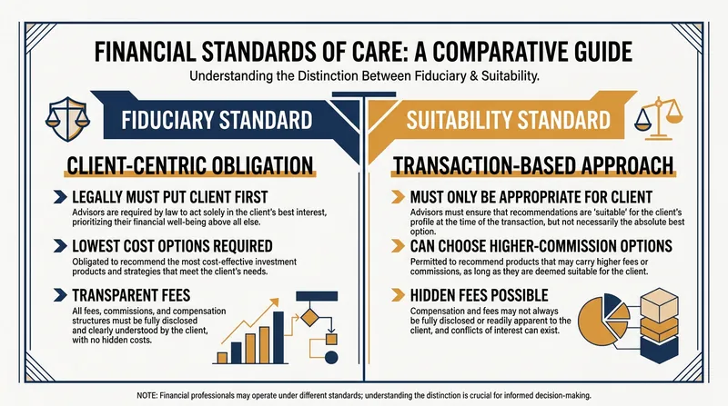 The legal difference between the two main types of financial professionals.