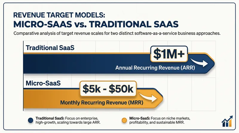 Micro-SaaS founders target hyper-niche markets rather than chasing venture-scale growth.