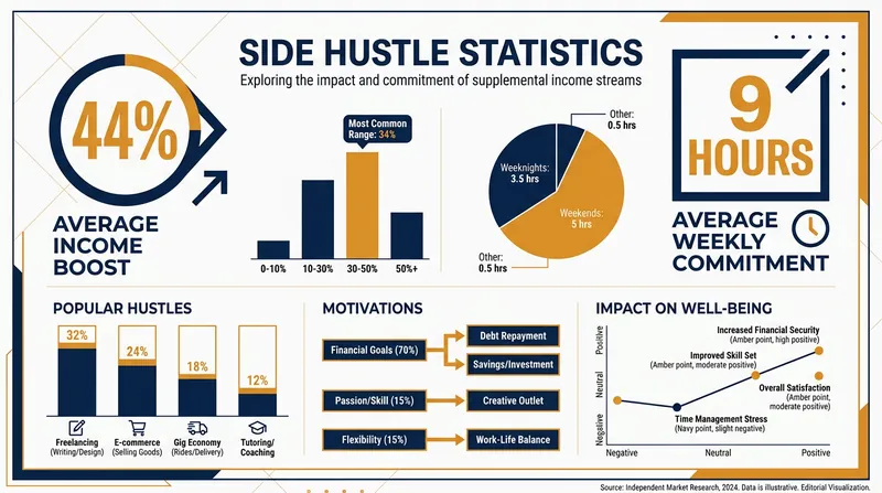 The modern side hustle requires less than 10 hours a week but provides a substantial income boost.