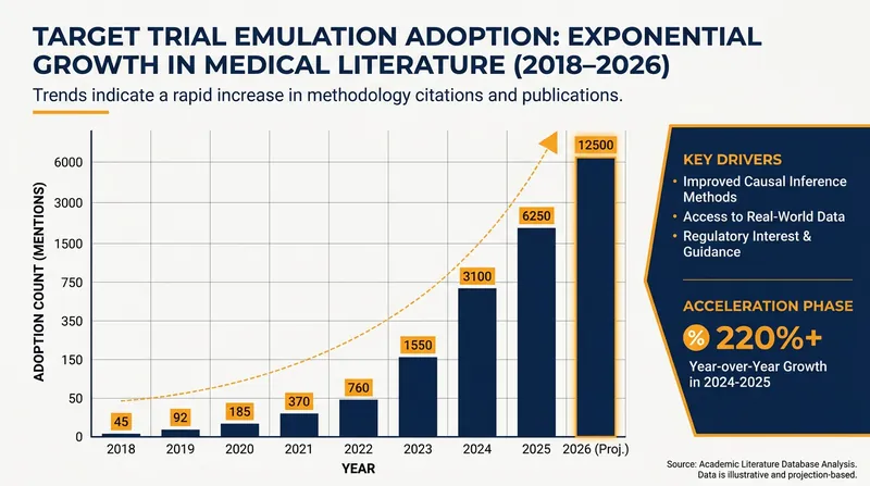 The adoption of TTE methodology has surged across oncology, cardiology, and infectious disease research.