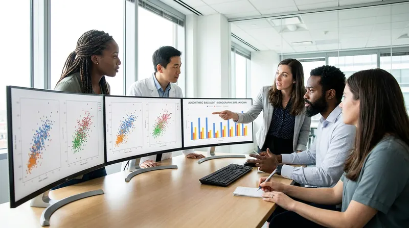 Researchers are actively working to ensure AI models are trained on diverse datasets to prevent demographic bias in screening.