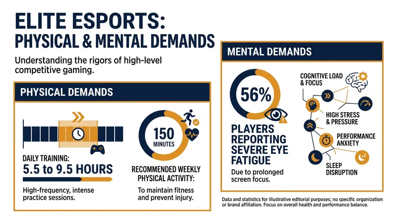 The hidden physical toll of competitive gaming.