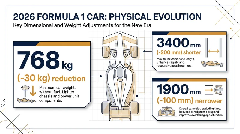 The 'nimble car' concept drastically reduced the size and weight of Grand Prix machinery.