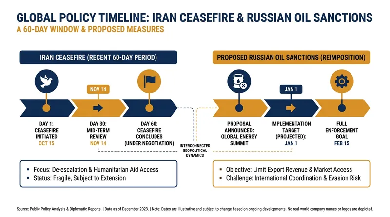 The recent ceasefire in the Gulf has given the U.S. the economic flexibility to consider renewing sanctions on Russian oil.