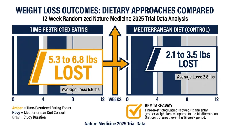 Recent clinical trials show Time-Restricted Eating yields faster initial scale weight loss.