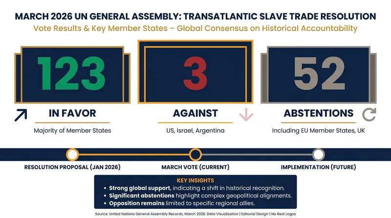 The March 2026 UN resolution revealed a stark divide between the Global South and the Global North.