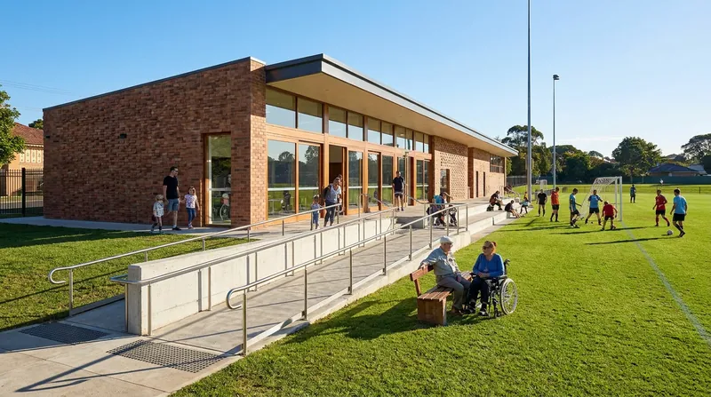 Modern pavilions with private changing rooms and disabled access are a primary focus of the new grants.