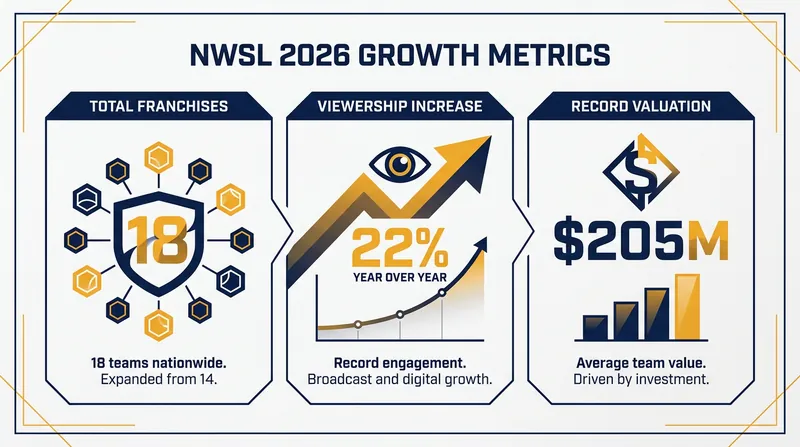 By the numbers: The NWSL's historic commercial momentum in 2026.