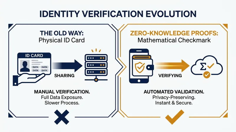 How zero-knowledge proofs eliminate the need for centralized data honeypots.