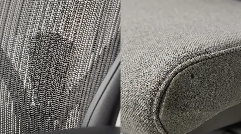 The Aeron's breathable mesh provides targeted tension, while the Gesture's foam pad offers a more traditional, forgiving seat.