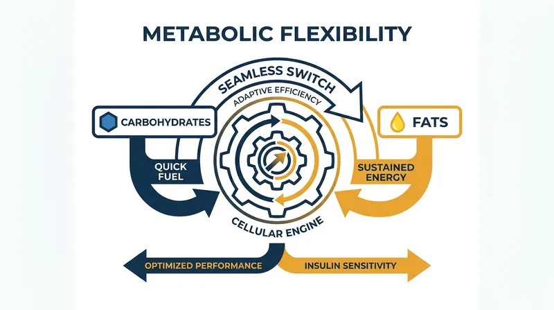 Metabolic flexibility allows the body to efficiently switch fuel sources, reducing oxidative stress and cellular damage.