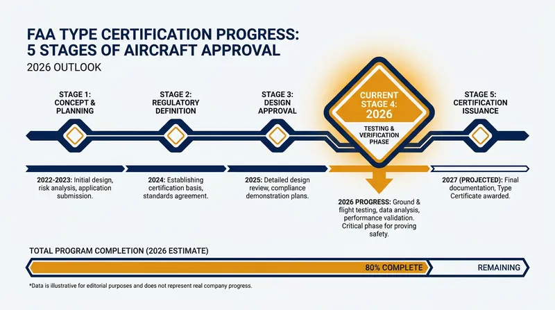 U.S. manufacturers are navigating the FAA's rigorous five-stage Type Certification process.