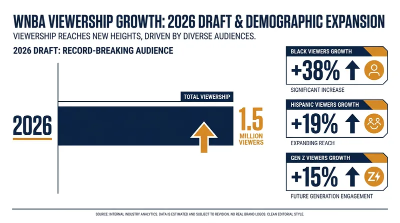 The WNBA has seen massive double-digit growth across key demographics in 2026.