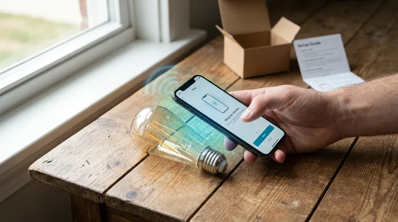 NFC-based commissioning allows devices to be fully configured before they are wired or powered on.