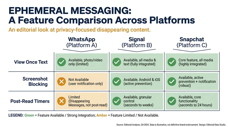 WhatsApp's new features bring it into closer parity with privacy-first rivals.