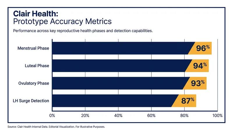 Prototype testing demonstrated high accuracy when validated against clinical-grade hormone assays.