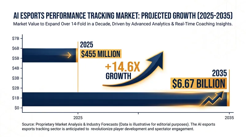 The market for AI performance tracking in esports is projected to grow at a 30% annual rate over the next decade.