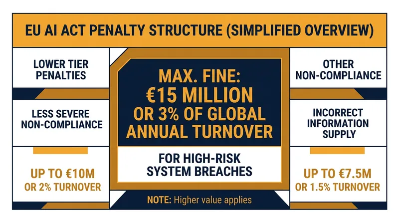 Penalties for violating the high-risk provisions are designed to force global compliance.