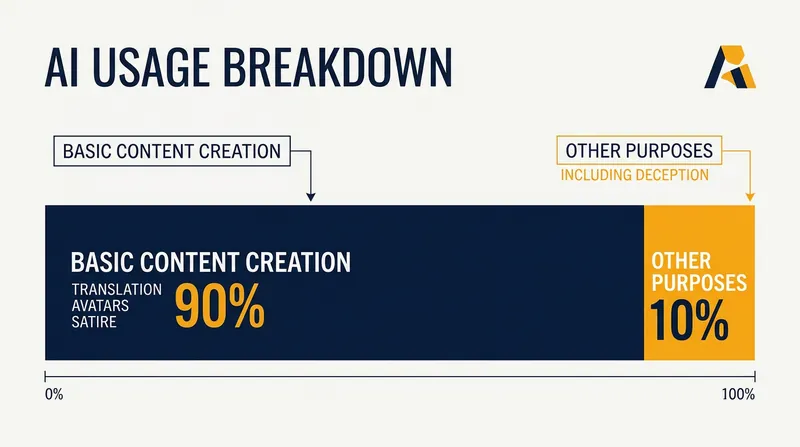 The vast majority of generative AI usage in the recent election cycle was for basic content creation.