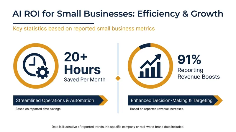 The tangible returns of AI integration for small and medium-sized enterprises.
