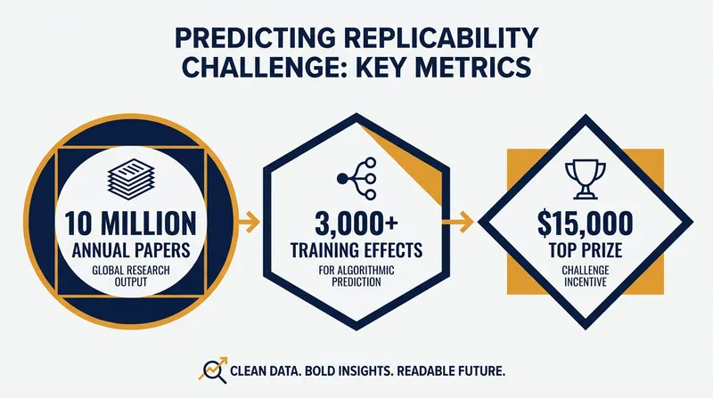 The Center for Open Science challenge uses past replication data to train AI models.
