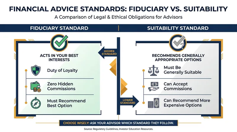 Understanding the legal difference between the two primary standards of financial care.