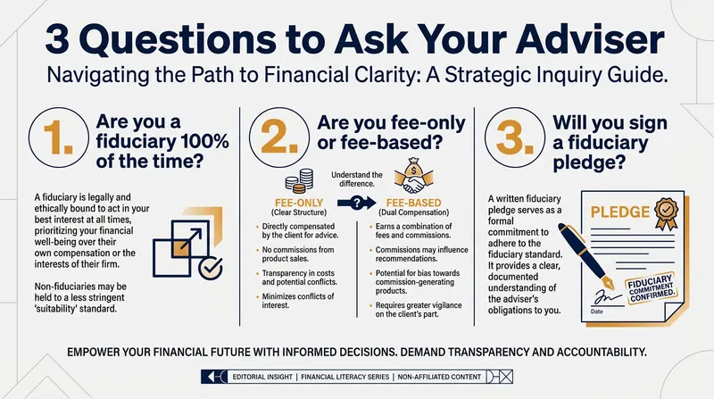 Asking the right questions upfront can save you from conflicted advice down the road.