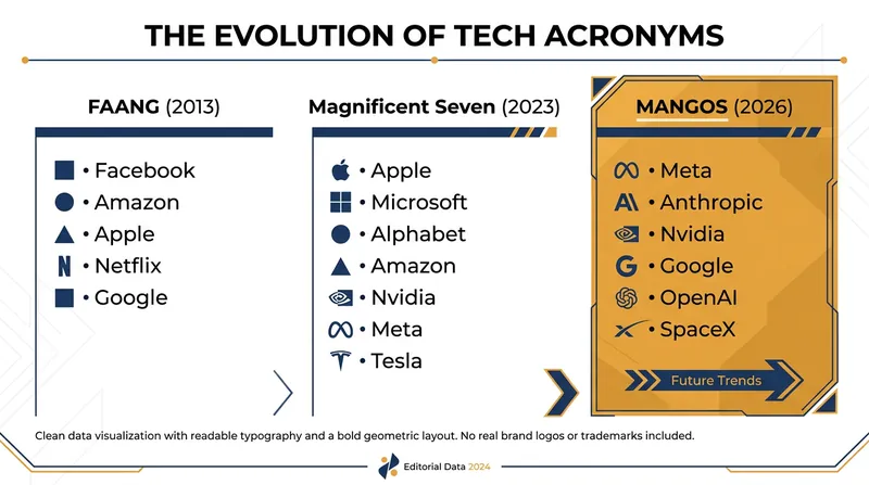 How Wall Street's shorthand for technology leadership has evolved over the past decade.