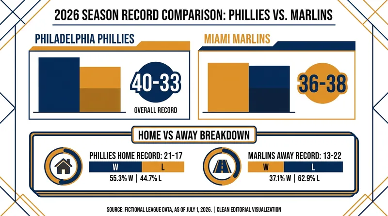The Marlins have struggled significantly on the road this season, winning just 13 of their 35 away games.
