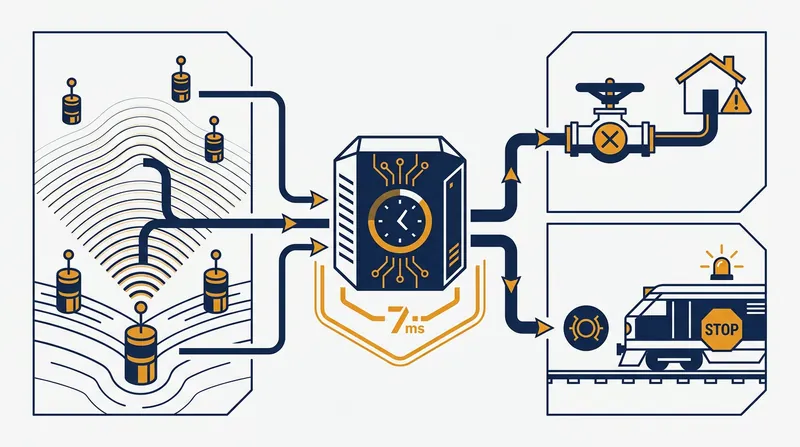Edge-computing AI can process seismic data in milliseconds, triggering automated safety protocols before destructive waves arrive.