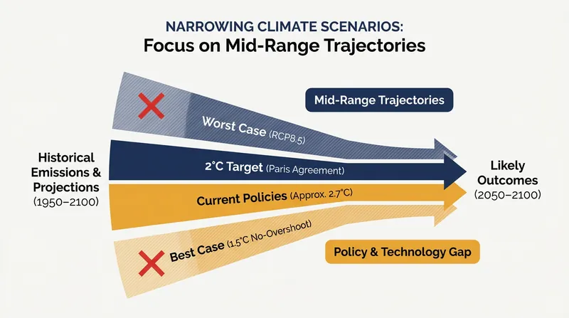 Updated climate models have formally retired both the most extreme high-end and low-end temperature projections.