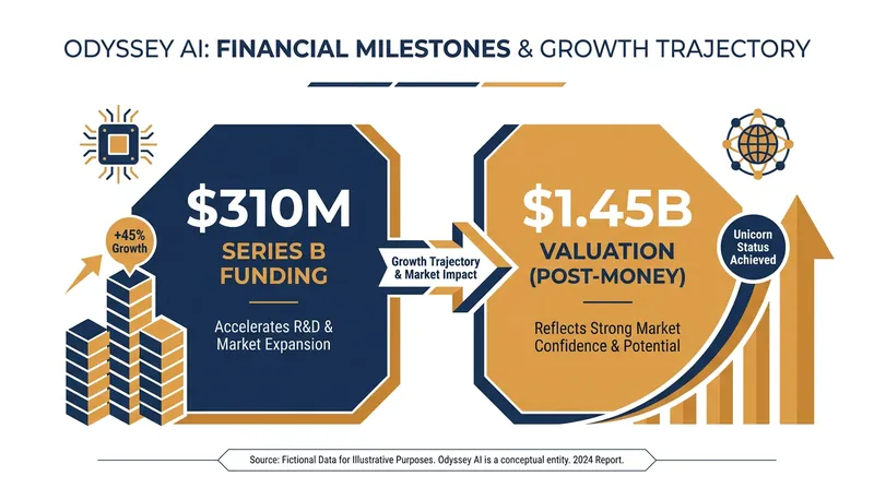 Odyssey's Series B funding places it among the most highly valued AI startups focused on physical simulation.