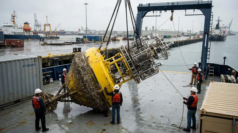 More than 900 instruments from the Ocean Observatories Initiative are being pulled from the water this month.