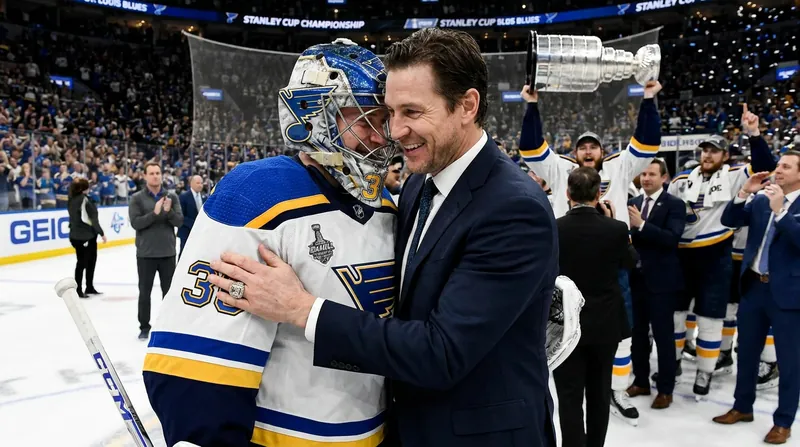 Frederik Andersen, despite his injury, celebrated the ultimate prize with his rookie counterpart.