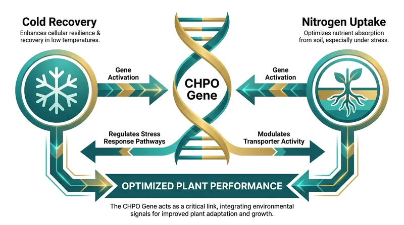 How the CHPO gene bridges thermal resilience and nutrient metabolism.