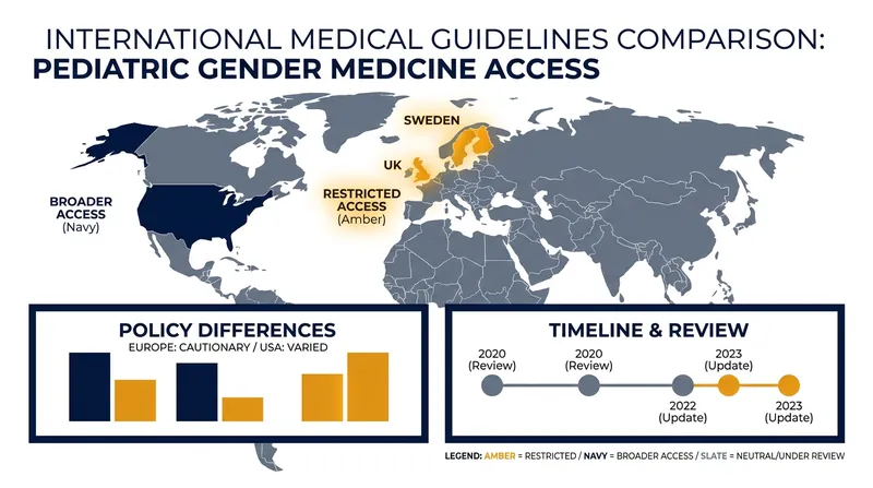 Several European health authorities have recently restricted pediatric gender transition procedures, citing weak evidence.