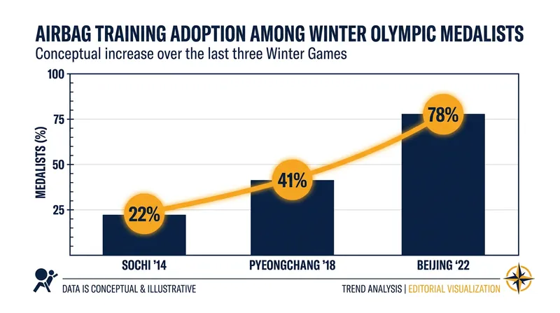 Airbag training has shifted from an optional off-season activity to a mandatory component of Olympic preparation.