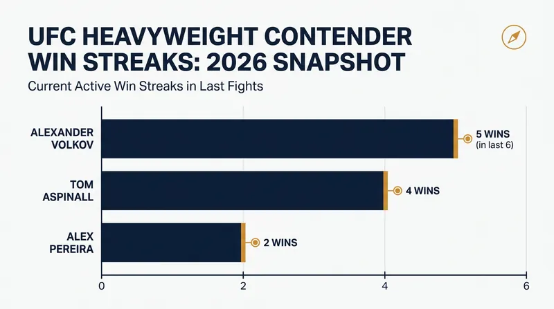 Heavyweight contenders are building impressive resumes while undisputed champion Tom Aspinall recovers from injury.