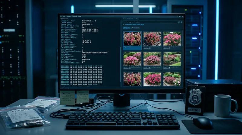 Checking an image's metadata and digital provenance can quickly reveal if it originated from a camera or a generative algorithm.