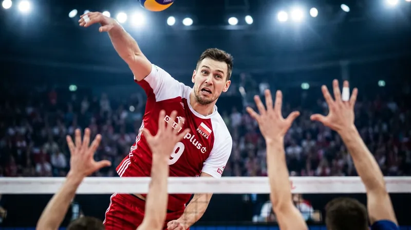 Polish captain Aleksander Śliwka returns to lead the defending VNL champions.