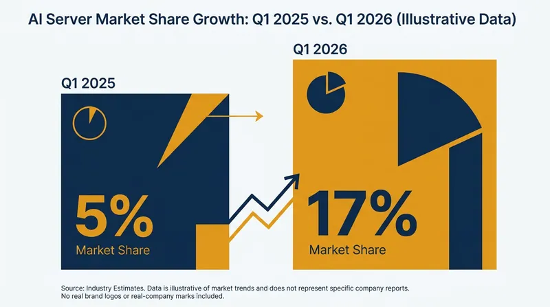 Dell has rapidly expanded its footprint in the highly lucrative AI server market.