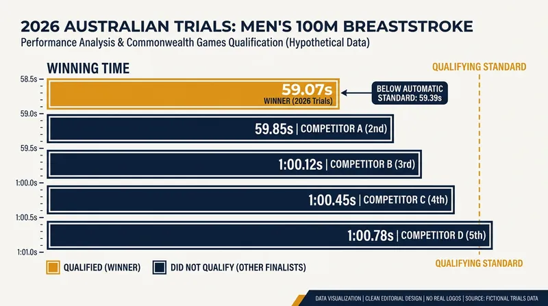 Williamson's winning time comfortably cleared the automatic qualifying standard for Glasgow.
