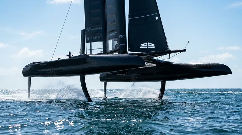 New Zealand's Black Foils will debut a brand-new F50 built in Southampton after their previous boat was destroyed in Auckland.