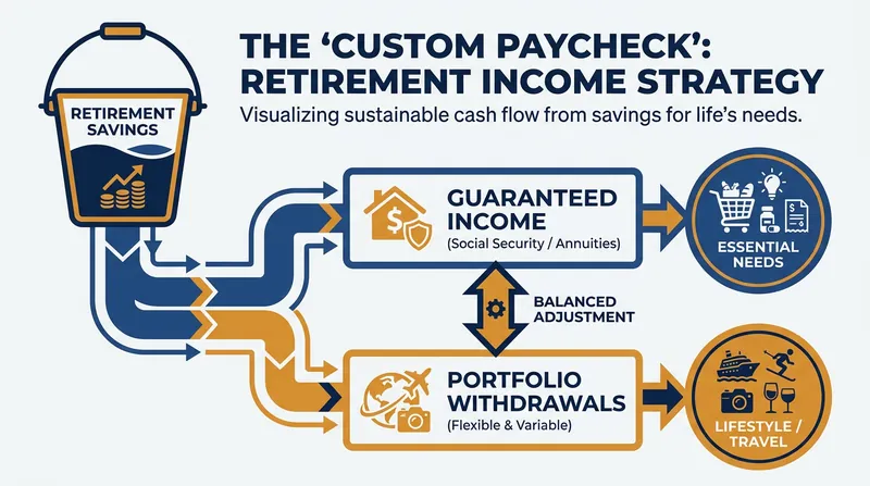 Building a floor of guaranteed income can alleviate the anxiety of selling off portfolio assets.